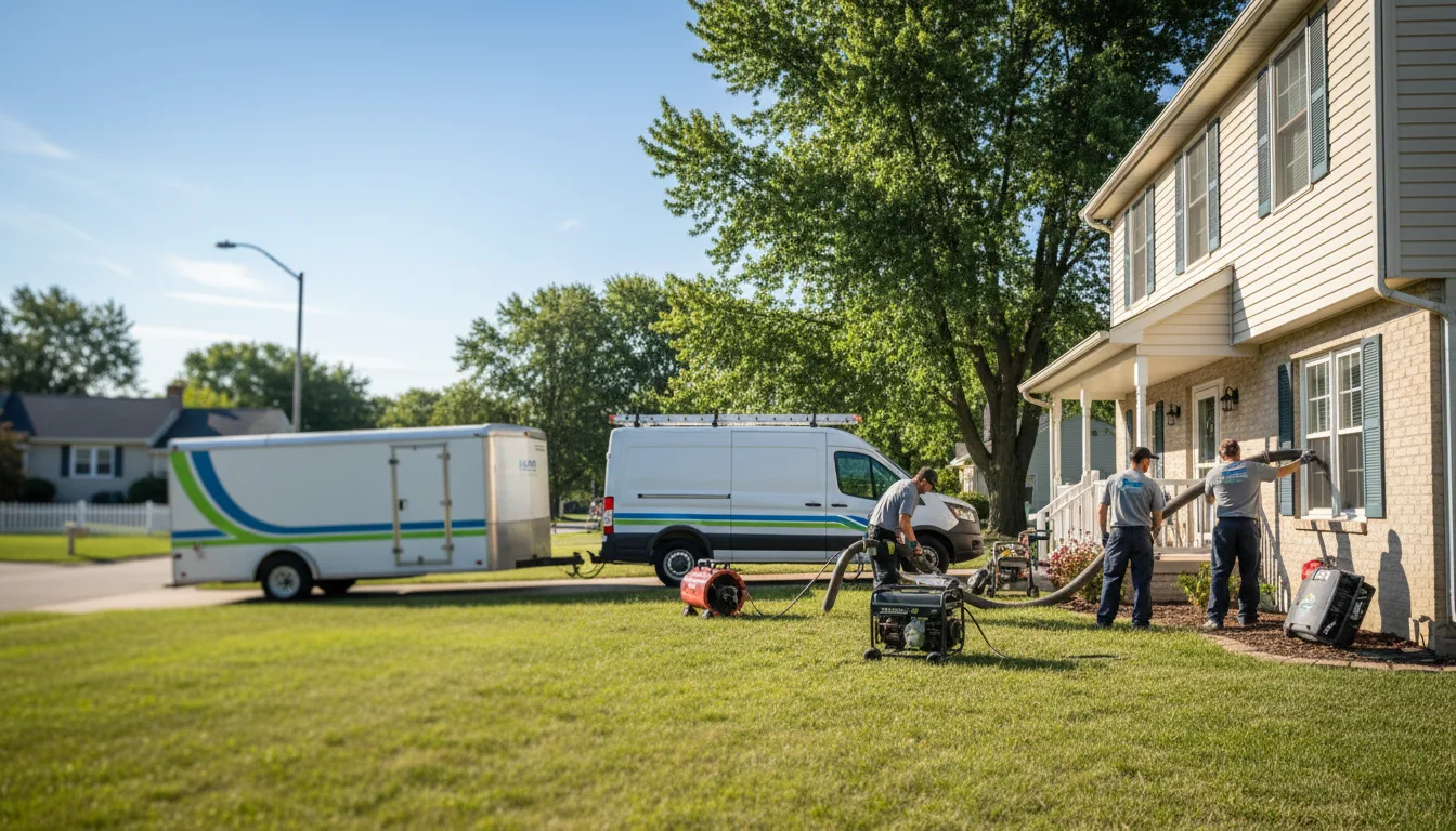 Flooded Basement Restoration And Cleanup With Repair in Varina, IA near me